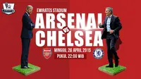 Arsenal vs Chelsea (Liputan6.com/Sangaji)