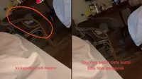 Terjadi Fenomena Poltergeist, Kursi di Kamar Ini Gerak Sendiri (sumber: TikTok/skuylahlamaa)