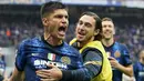 Inter Milan berhasil menumbangkan Udinese dengan skor 2-0 pada laga pada laga pekan ke-11 Serie A 2021/2022 di Giuseppe Meazza, Minggu (31/10/2021). (Spada/LaPresse via AP)