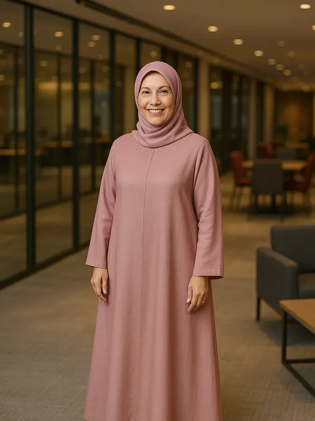 Kaftan Abaya Terbaru Agar Ibu-ibu 50 Tahun Tampil Jauh Lebih Muda