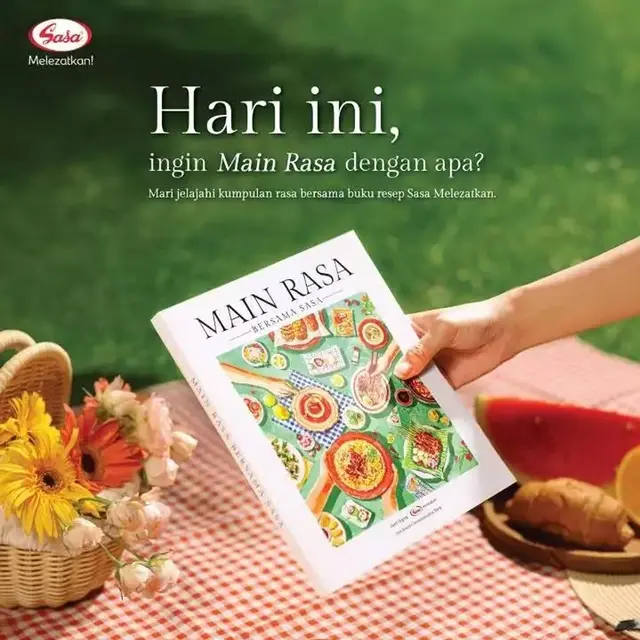 Buku Resep Eksklusif Main Rasa Bersama Sasa.