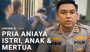 Pria Aniaya Istri, Anak, dan Mertua