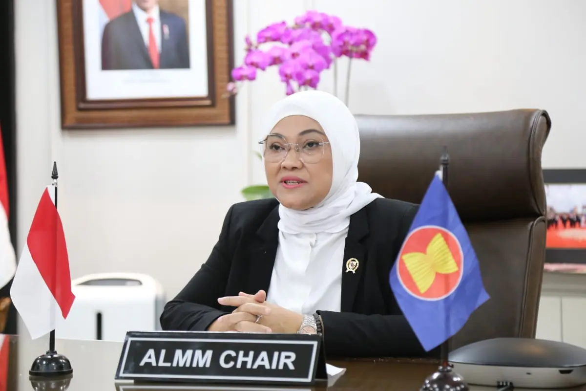 Hadapi Pandemi Covid-19, Menaker Ida Galang Dukungan ASEAN OSHNET