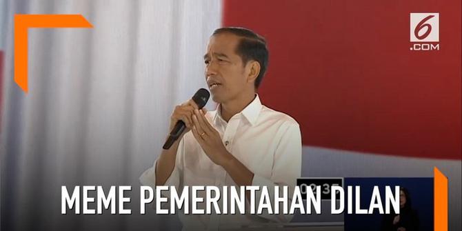 VIDEO: Viral, Meme Pemerintahan Dilan ala Jokowi