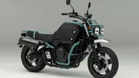 Dalam gelaran Osaka Motorcycle, Honda pamerkan motor konsep bernama Bulldog (Foto: Motorcruze)