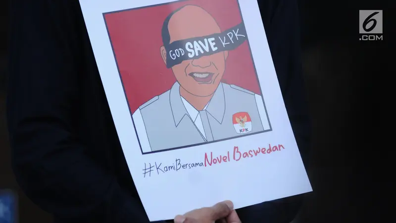 Bersama Novel Baswedan, Aktivis Koalisi Masyarakat Sipil Peduli KPK Beri Keterangan