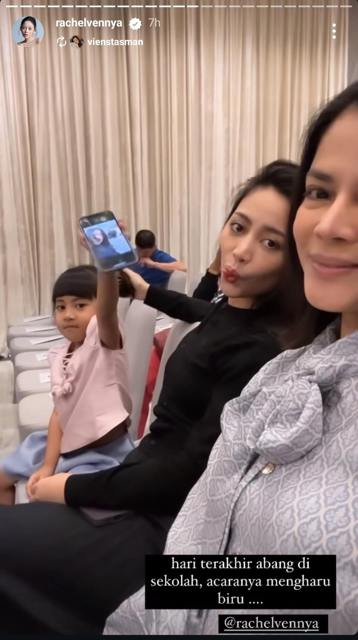 Menurut Rachel Vennya, momen ini begitu mengharukan.&nbsp;