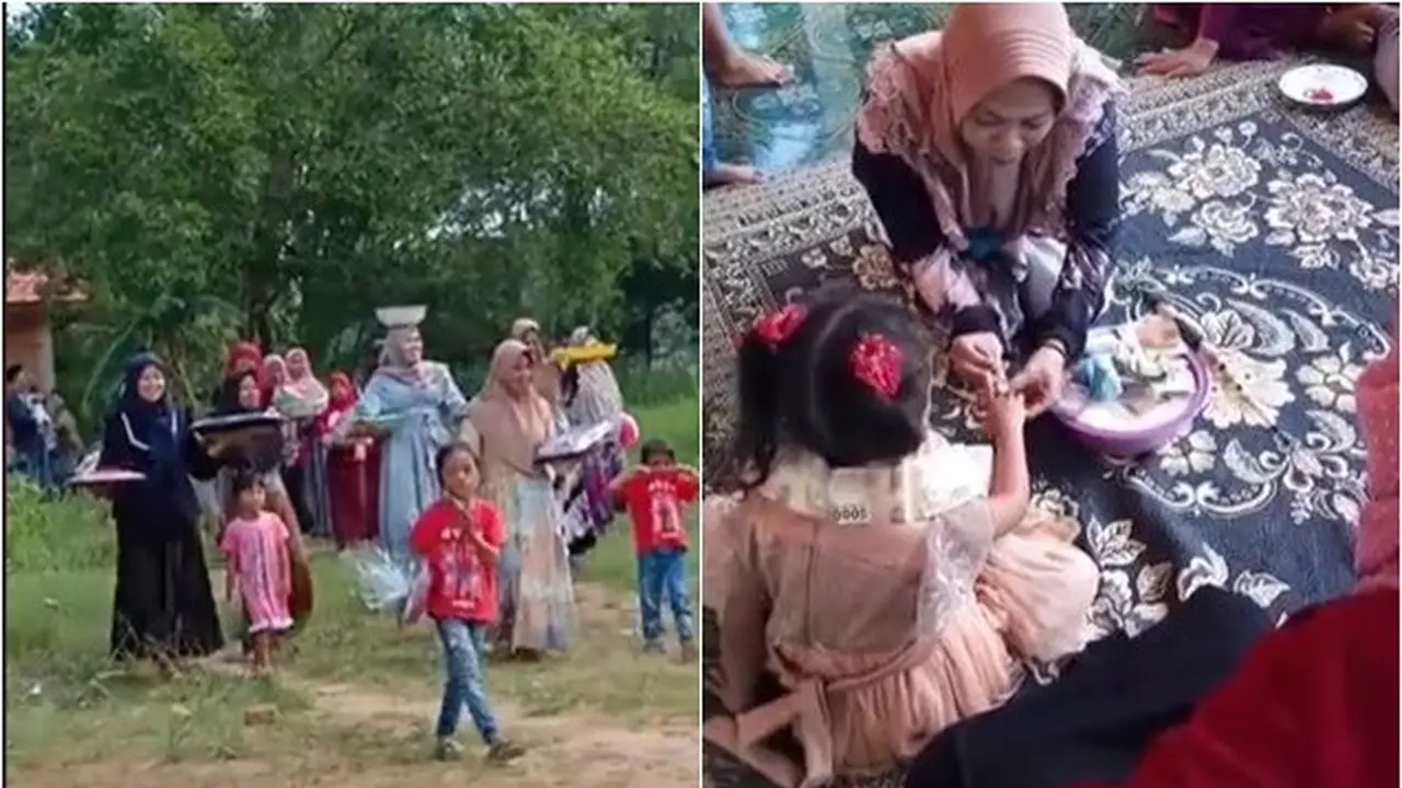 Viral Bocah 4 Tahun Jalani Acara Tunangan, Bikin Netizen Heboh