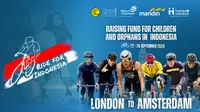 Ride for Indonesia akan gowes dari London ke Amsterdam pada September 2023. Dok: Istimewa