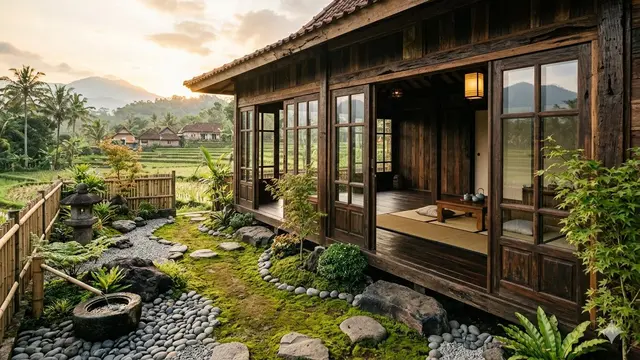 Desain Rumah Minimalis di Desa dengan Sentuhan Kayu Bekas Biar Unik dan Hemat