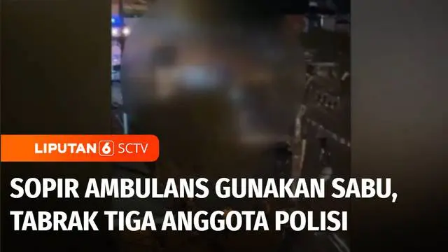 Terdapat tiga anggota Polresta Padang, Sumatra Barat, ditabrak pengemudi ambulans. Belakangan diketahui pengemudi ambulans positif menggunakan sabu.