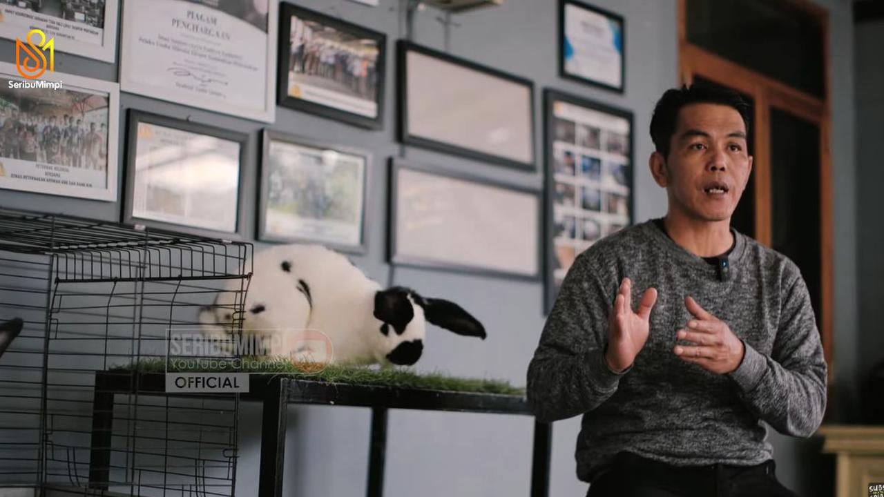 "Setelah saya mulai beternak kelinci, secara otomatis, saya merasa memiliki motivasi untuk membangun hidup yang lebih sehat dan bermanfaat,"&nbsp;