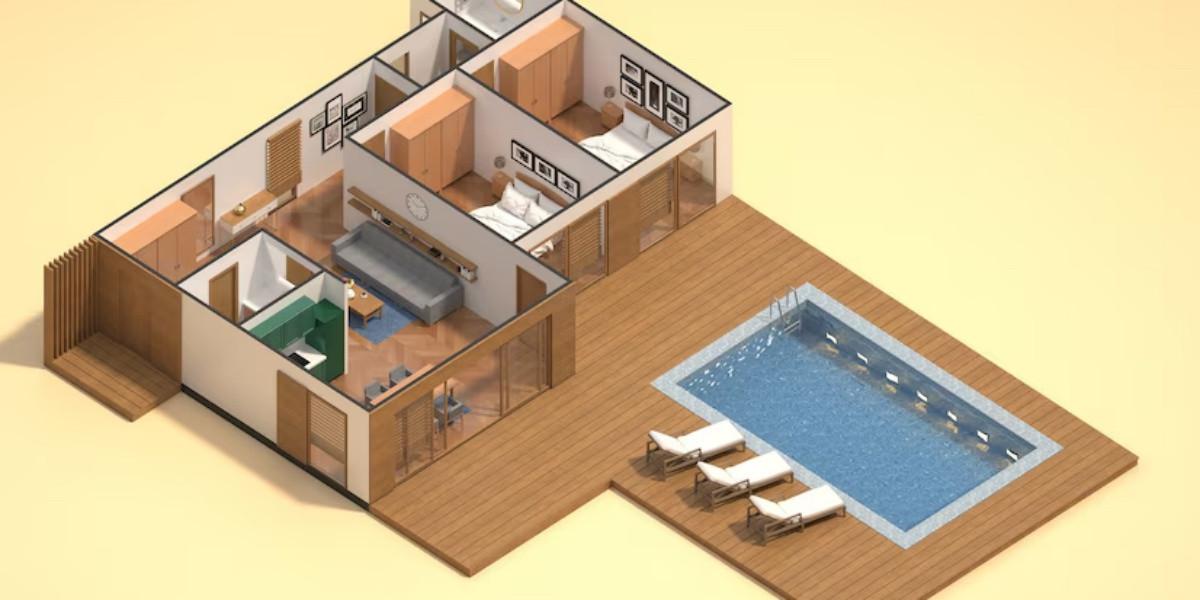 Denah Rumah Mewah Ukuran 8x15 m