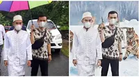 Pria ini minta fotonya diedit oleh warga Twitter, hasilnya kocak. (Sumber: Twitter/usaisudahh/sibontotrawet)