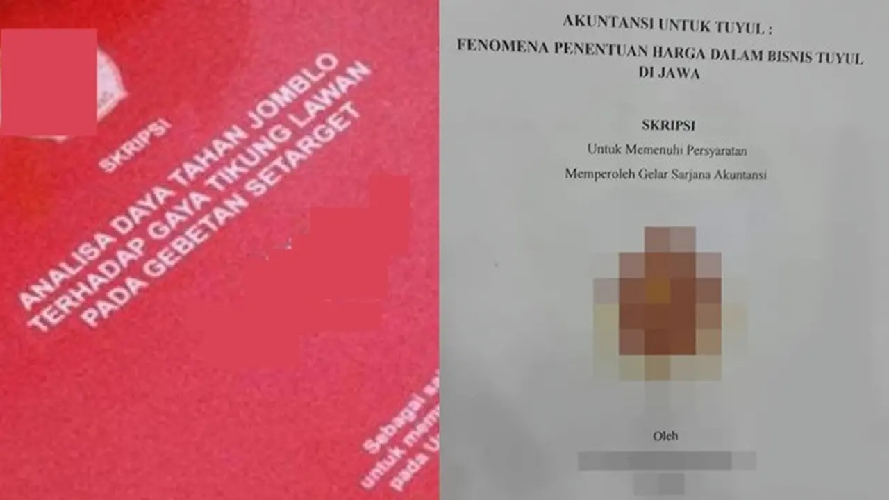 6 Judul Skripsi Ini Nyelenehnya Sukses Bikin Penasaran