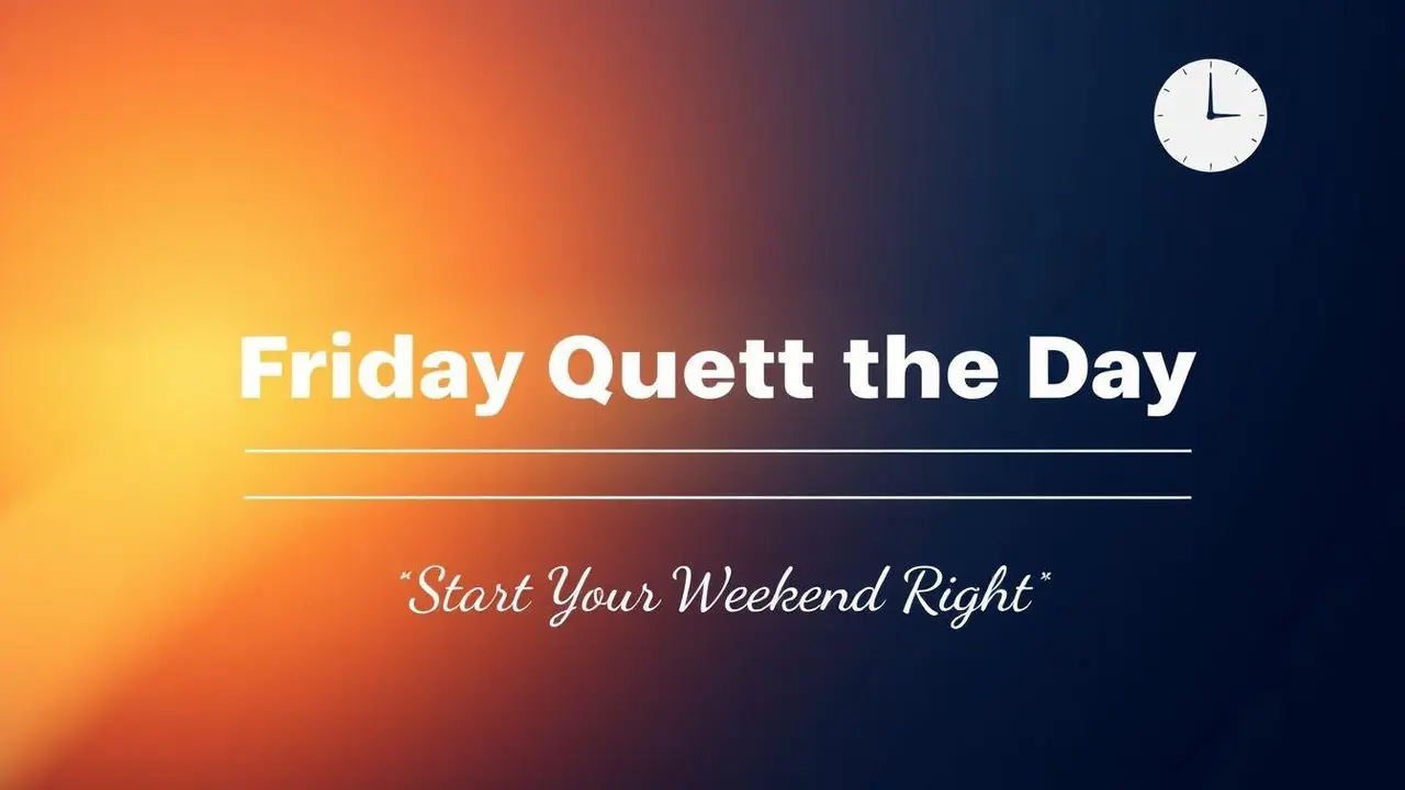 Friday Quote of the Day