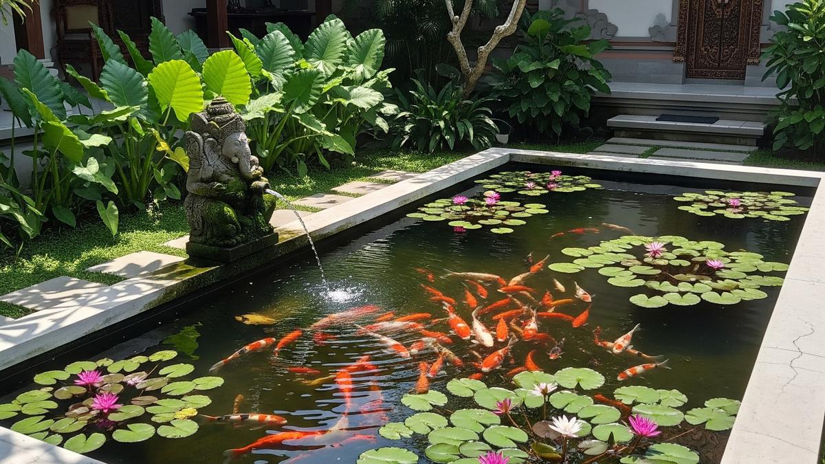 Kolam Ikan Kaca, Batu Alam, atau Beton? Pilih Desain Terbaik untuk Hunian Anda