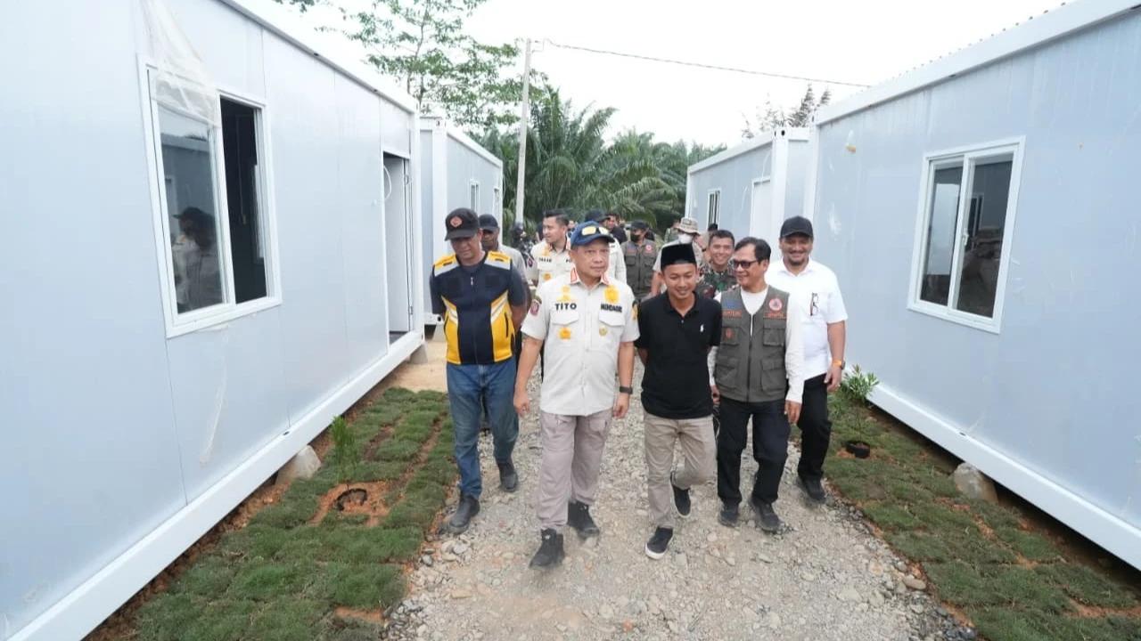 Huntara Segera Rampung, Penyintas di Desa Lubuk Sidup Siap Memulai Hidup Baru