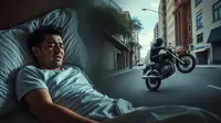 24 Tafsir Mimpi Jatuh dari Motor, Siap-Siap Hadapi Cobaan