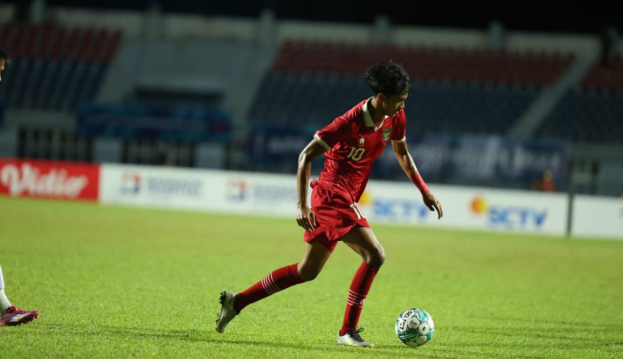 Pada babak pertama Pertandingan berjalan dengan tempo yang sedang.   (Foto: Dok.PSSI)