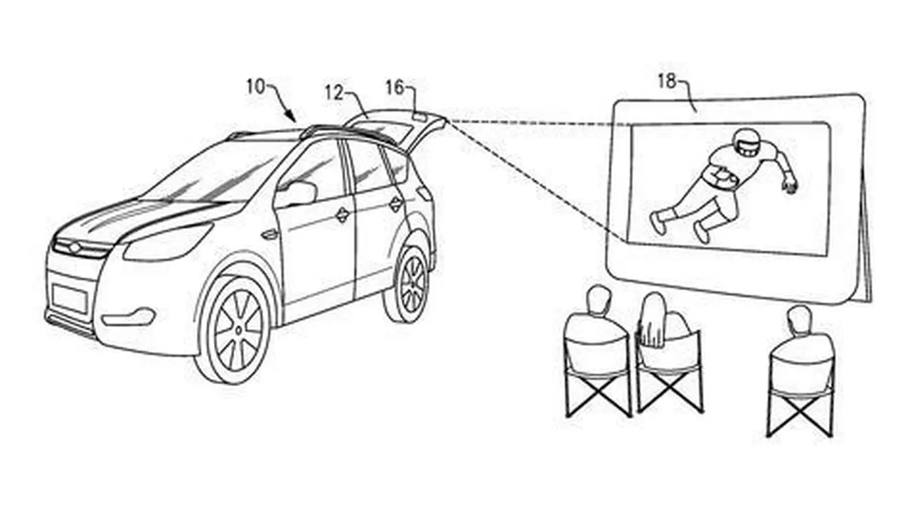 Ford patenkan teknologi layar tancap