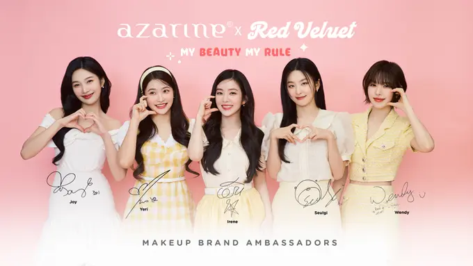 Luncurkan Makeup Series, Azarine Cosmetics Gandeng Red Velvet sebagai Brand Ambassador
