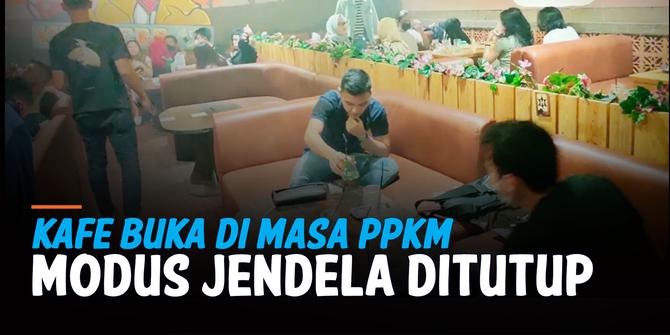VIDEO: Razia PPKM Level 4, Polisi Bubarkan Ratusan Pengunjung Kafe di Jakarta Selatan