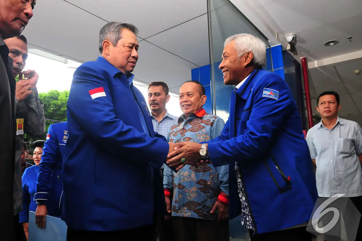 SBY Hadiri Rapat Pleno Partai Demokrat