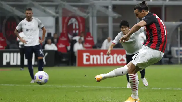 FOTO: AC Milan Taklukkan Bologna di San Siro