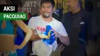 Berita video aksi petinju Filipina, Manny Pacquiao, yang melempar celana dan kaus jelang laga melawan petinju Australia, Jeff Horn.