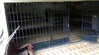 Kerangkeng manusia di rumah Bupati Langkat non aktif, Terbit Rencana Perangin Angin, di Desa Raja Tengah, Kecamatan Kuala, Langkat, Sumatera Utara (Sumut)