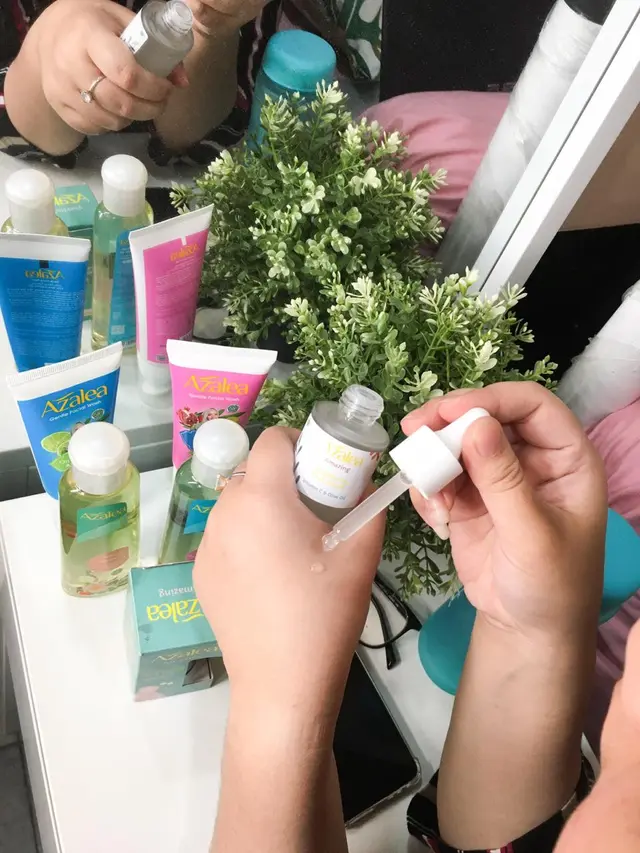 Rangkaian koleksi produk perawatan kecantikan