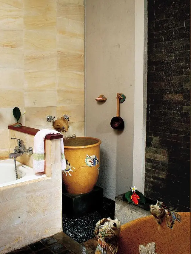 Desain Untuk Kamar Mandi Pedesaan Minimalis