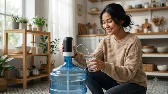 Tak Perlu Angkat Galon Lagi, Pompa Galon Elektrik Bikin Aktivitas Minum Lebih Praktis