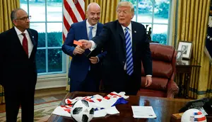 IOC Tak Akan Selidiki Gianni Infantino terkait Dugaan Campur Tangan Donald Trump