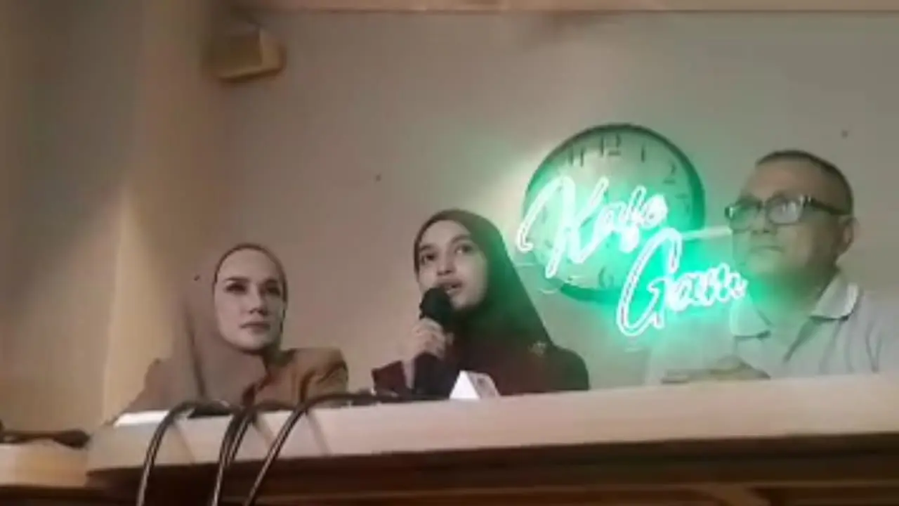 Cut Intan Nabila di Kawasan Bendungan Hilir, Jakarta Pusat, Minggu (18/8/2024).