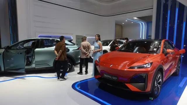 Changan Deepal S07 E-SUV di IIMS 2026. [Fimela/Budy Santoso]