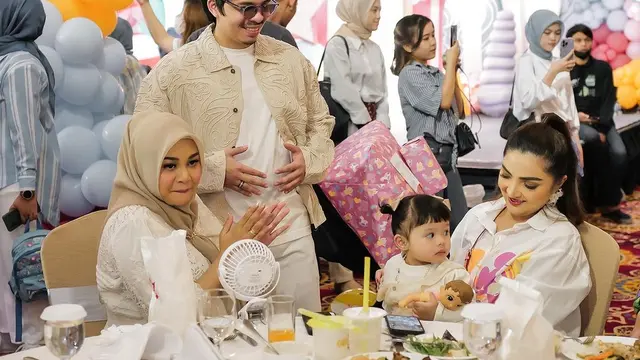 Ultah ke-1 Moana anak Ria Ricis dan Teuku Ryan