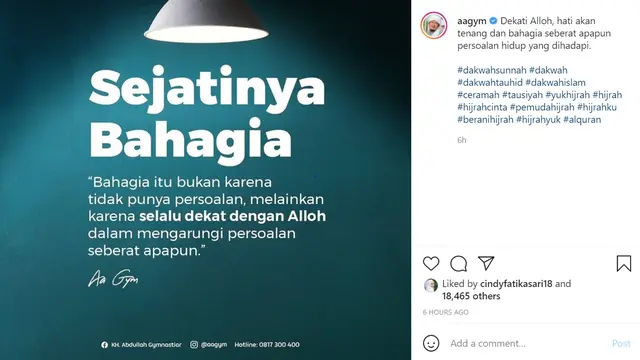 Aa Gym (Foto: Instagram/@aagym)