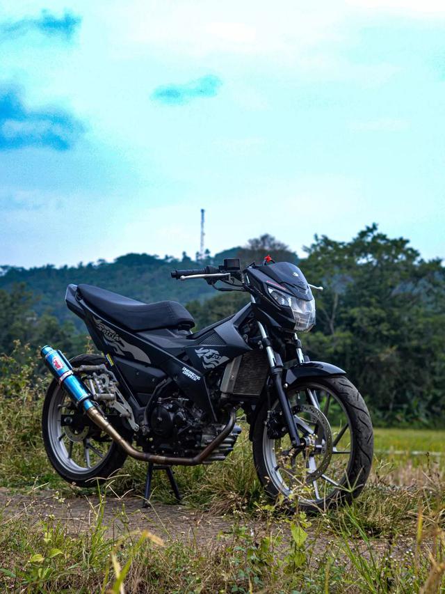 10 Potret Modifikasi Suzuki Satria F150, Underbone Kurus yang Bisa Dibikin Keren