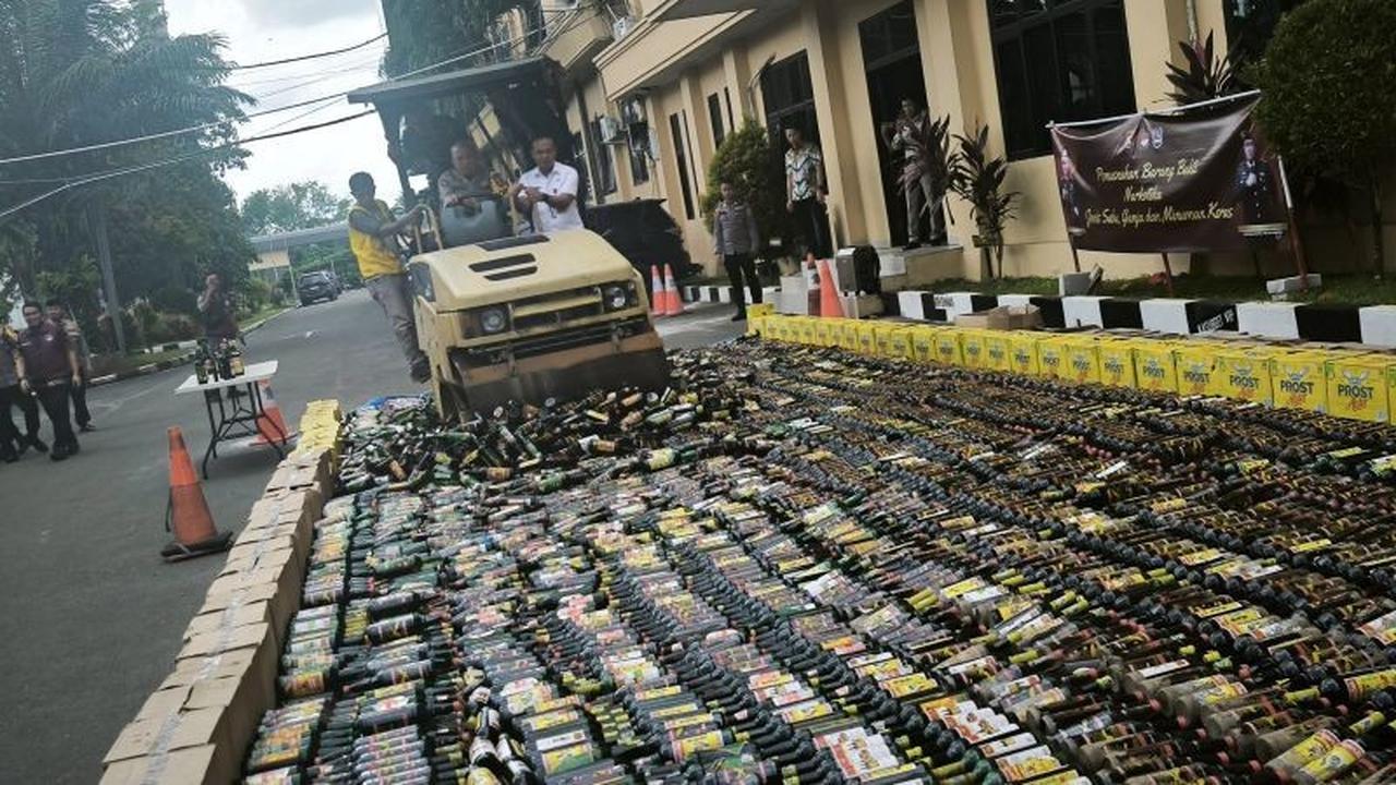 Polda Banten Musnahkan 12 Kg Narkotika dan Ribuan Miras, Tegaskan Komitmen Berantas Kejahatan