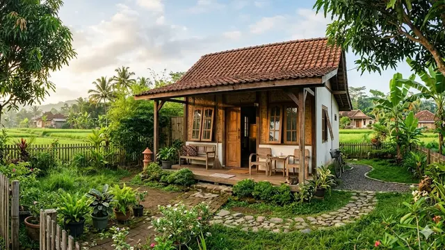 Rumah Desa Estetik yang Nyaman Tanpa Harus Mewah
