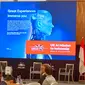 Wakil Duta Besar Inggris untuk Indonesia dan Timor Leste, Matt Downing, memberi pidato sambutan pada acara "UK AI Mission to Indonesia." (liputan6/Erina Putri)