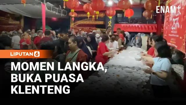 Ratusan Umat Muslim Buka Puasa di Klenteng Hok Tek Bio Purwokerto