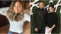 Rebecca Loss-David dan Victoria Beckham. (dok. Instagram @rebeccaloosofficial/https://www.instagram.com/p/CxfXfw7MFTV/&nbsp;JUSTIN TALLIS/AFP)