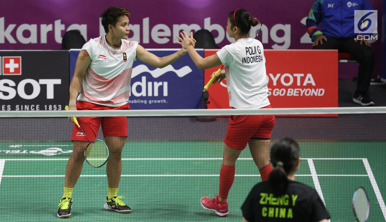 FOTO: Hajar Ganda China, Greysia Polii / Apriyani Rahayu ...