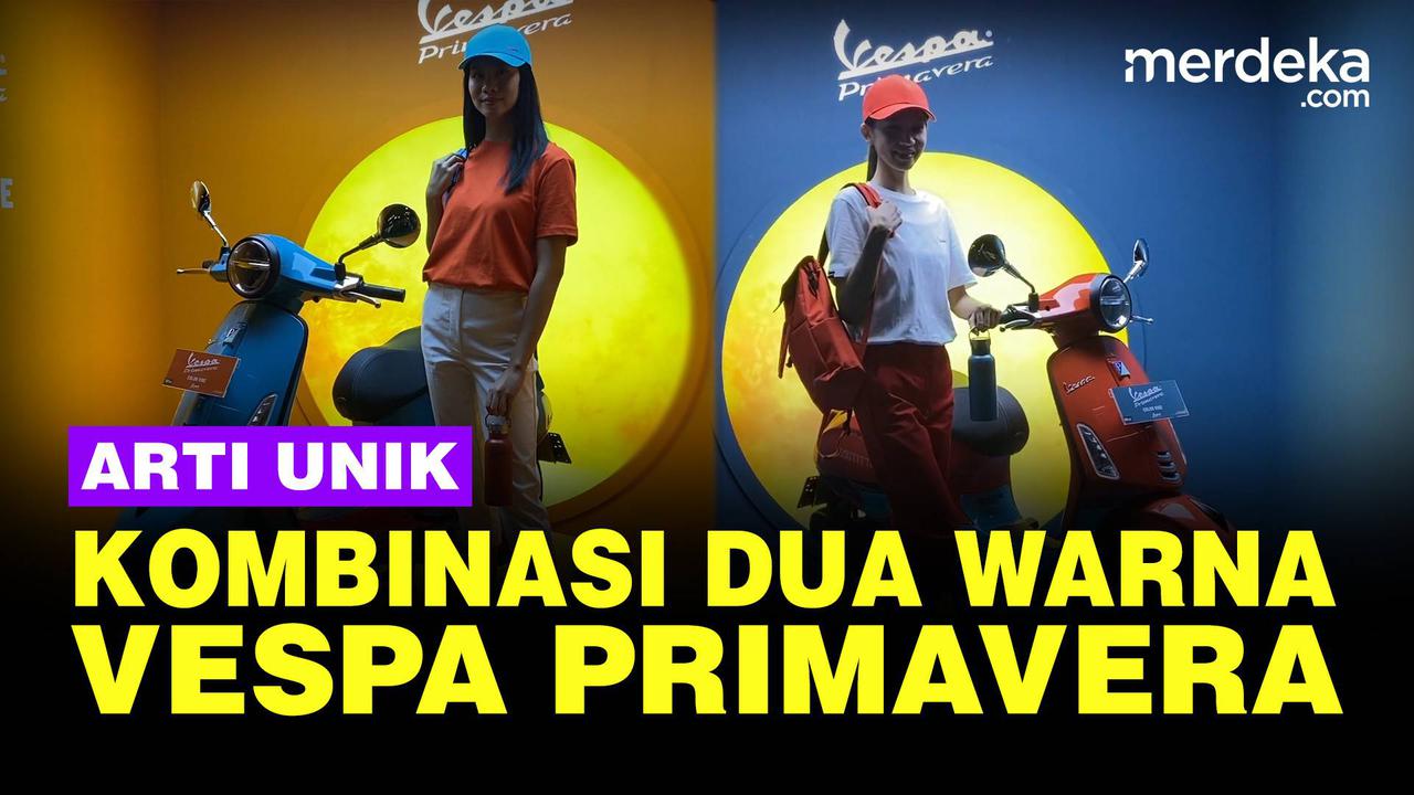 VIDEO: Kombinasi Warna 'Ajaib' Vespa Primavera Terbaru, Bikin Makin Kece