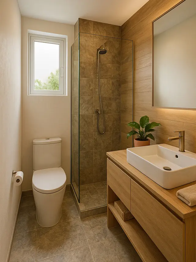 Model Kamar Mandi Minimalis Modern