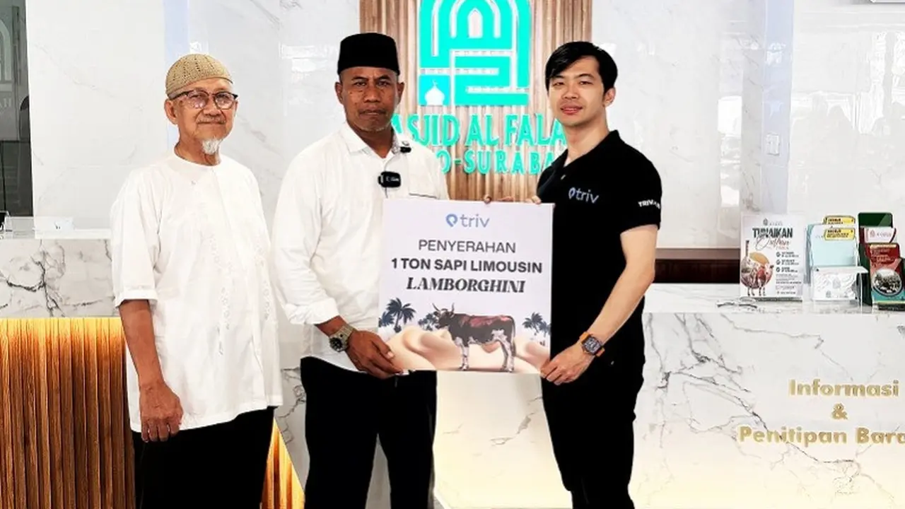 Gabriel Rey Kurban 3 Sapi Limosin: Lamborghini, Senna dan Ferrari d Idul Adha 1446 H