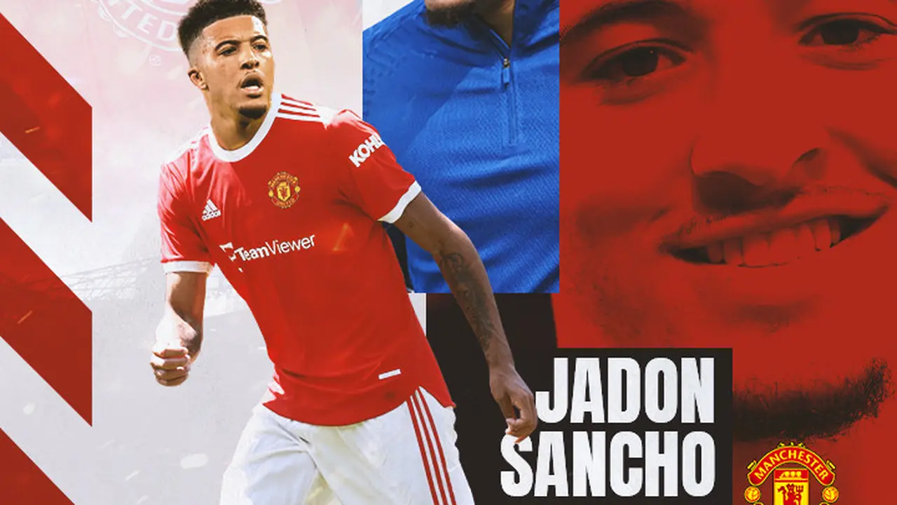 Manchester United - Ilustrasi Jadon Sancho